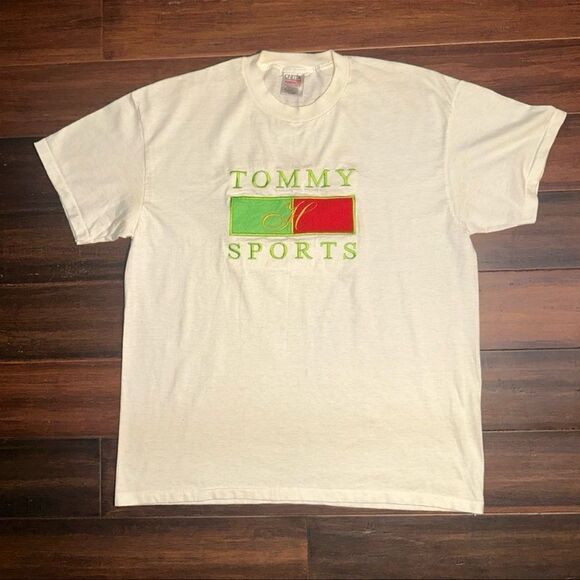 Single Stitched Tommy Sports T-Shirt - Picture 1 of 5